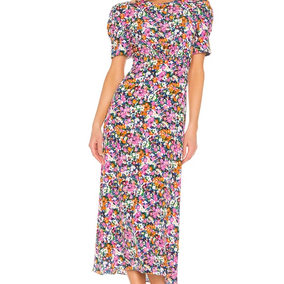 saloni bianca floral dress
